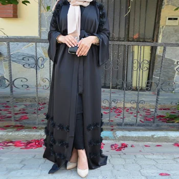 Plus Size Ropa Mujer Verano 2020 Abaja Musulmonų Moterys Ilgai Gėlių Maxi Kimono Megztinis Korėjos Mados Drabužių Vetement Femme
