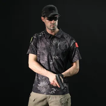 Vyriški Karinis Taktinis T-shirt 2018 m. Vasaros trumpomis Rankovėmis Kvėpuojantis Quick Dry Tee Marškinėlius Armijos Snaiperis Taktinis Kareivis T Shirts