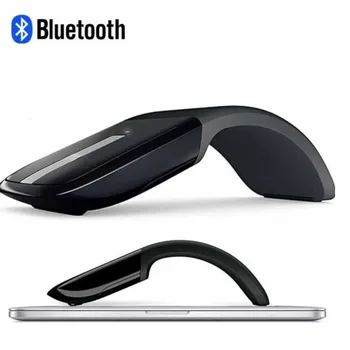 CHYI Bluetooth Sulankstomas Belaidė Kompiuterio Pelė Optinė Ergonomiška Mause Arc Touch, 3D Sulankstymas PC Slim Pelėms 