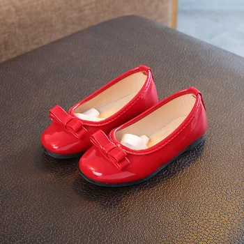 2019 m. Pavasario nauja siunta merginos odiniai batai mada butas su vaikų mergaičių princesė batų dydį, 21-36 vaikų mergaičių šokių batų