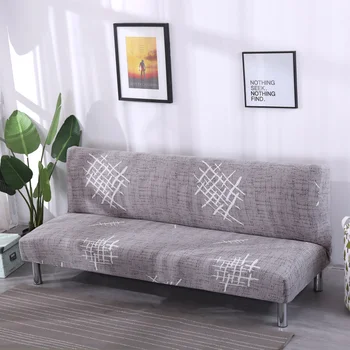 Europos stilius, spausdinta Armless Sofa-Lova Padengti Sulankstomos sėdynės užvalkalai ruožas apima pigūs Sofos Raštas Elastinga stendo Futonas
