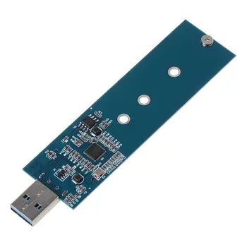 M. 2 į USB Adapteris B Klavišą M. 2 SMA Adapteris USB 3.0 prie 2280 M2 naujos Kartos Forma Fac SSD Disko Adapteris Keitiklis SSD Kortelių Skaitytuvas