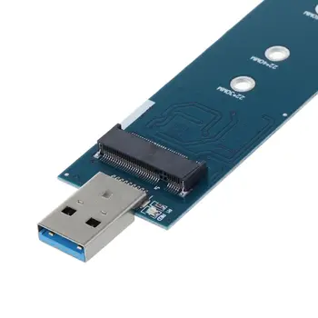 M. 2 į USB Adapteris B Klavišą M. 2 SMA Adapteris USB 3.0 prie 2280 M2 naujos Kartos Forma Fac SSD Disko Adapteris Keitiklis SSD Kortelių Skaitytuvas