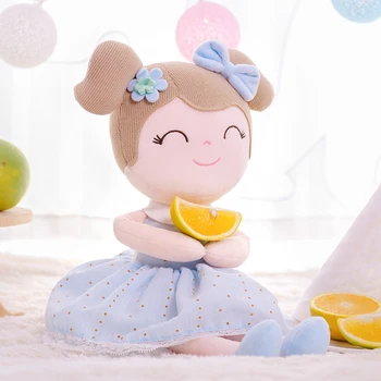 Gloveleya Pliušinis Lėlės Pavasarį Mergina Baby Doll Dovanos mėlynos spalvos Audinio, Lėlės Vaikams Skudurines lėlės, Pliušiniai Žaislai Kawaii