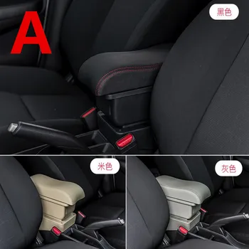 Už Mazda 2 Mazda2 demio reikmenys, automobilių porankiu oda, porankiai USB box konsolė automobilių-2019