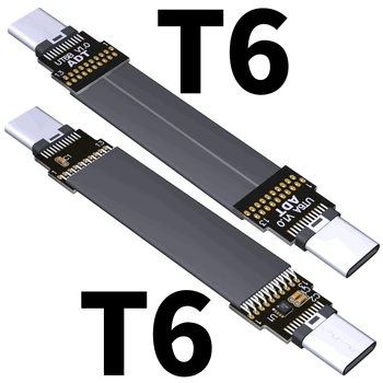 USB 3.1 Tipas-C, Vyrų ir USB3.1 Tipas-C, Vyrų Aukštyn/Žemyn Kampu USB Duomenų Sync & Charge Cable type c Laido Jungties adapteris FPC FPV Butas