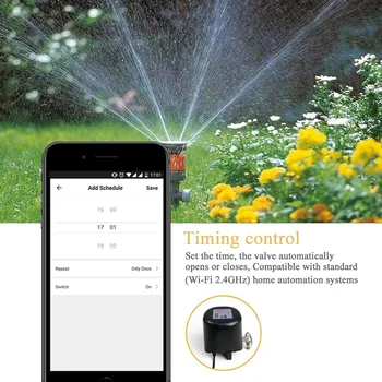 Smart WIFI Dujų, Vandens Vožtuvas Kontrolės Namų Automatizavimo Sistema Suderinama su Alexa, Google APP