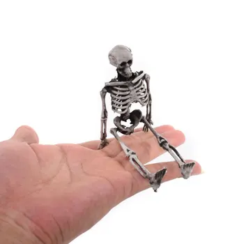 Plastikiniai Modeliavimas Mini Skeletas Helovino Dekoracija Namuose Siaubo Namai Galvos Kaukolės Skeletas Dvasios Baras Dekoro Klaidingą Rekvizitai