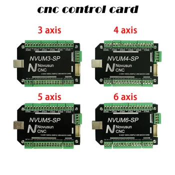 CNC NVUM USB judesio kontrolės kortelės CNC kontrolierius kortelė usb mach3 100Khz Valdybos Stepper Motorinių CNC maršrutizatorius valdymo dėžutė 3 4 5 6Axis
