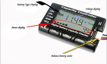 Cellmeter7 1-7S Skaitmeninis Galios Stebėti Ličio Baterijos Bandymo Įtampos Matuoklis Aptikti
