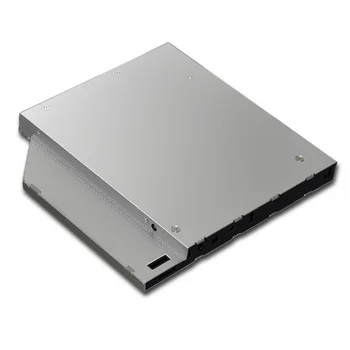 Kphrtek 1PCS 12,7 mm Universalios Aliuminio Lydinys 2 HDD Caddy IDE į SATA 2.5