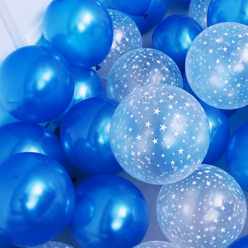 Mėlynos spalvos Konfeti balionas Gimtadienio balionai Vestuvės Santuoka Prekių Chrome 
