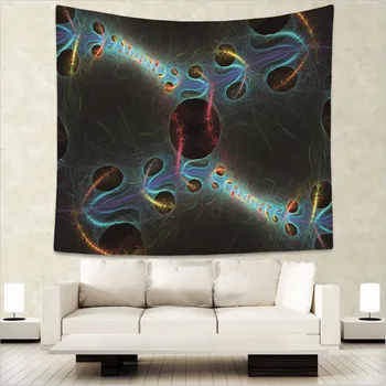 Vaikų kambario dekoratyvinis galaxy planet Indijos gobelenas hipių mandala sienos kabo Bohemijos lovatiesė bendrabučio dekoro sienos kilimas GA28
