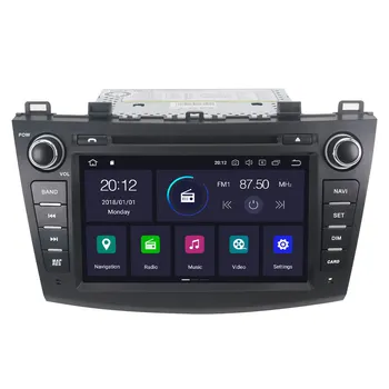 Android10.0 4G+64GB automobilio radijo Automobilių DVD / CD Grotuvas Mazda 3 2009-2012 radijas, diktofonas media player automobilių media grotuvas, vaizdo grotuvas