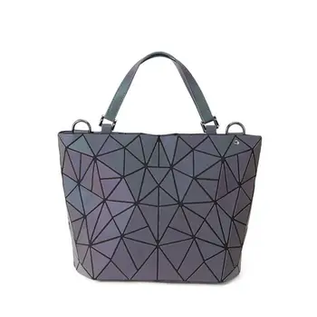 Maelove Šviesos maišelį 1set Geometrinis Lazerio Paprastas Lankstymo Rankinėje Diamond Nešti Dygsniuotas Pečių maišą Šviesos rankinėje Nemokamas Pristatymas