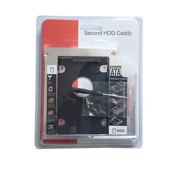 12.7 MM 2 HD HDD SSD Kietąjį Diską Caddy Acer Aspire E1-571 E1-571G E1-521 E1-531(Dovanų Optinis įrenginys bezel)