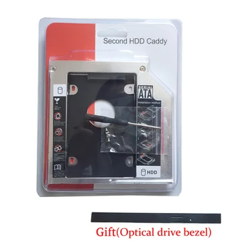12.7 MM 2 HD HDD SSD Kietąjį Diską Caddy Acer Aspire E1-571 E1-571G E1-521 E1-531(Dovanų Optinis įrenginys bezel)