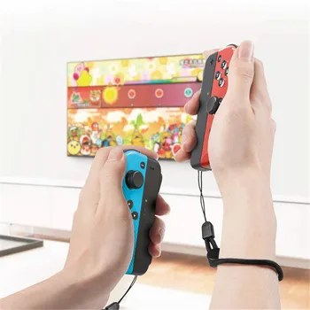 Nintendo Jungiklis Gampad Valdytojo Pakeitimo Kairė dešinė Rankena Kreiptuką Spalvinga Būsto Paramos NS Kelionės Priedų