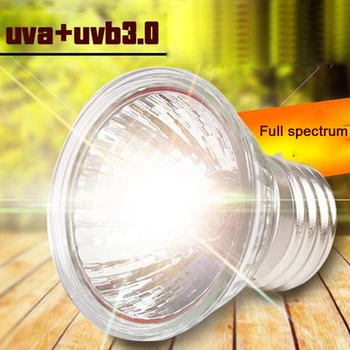 UVA+UVB 3.0 Roplių Lempa Rinkinį su Clip-on Keramikos Lemputės Laikiklį Vėžlys Milžinryklius UV spindulių Šildymo Lempa Rinkinį, Vėžliai, Driežai Apšvietimas