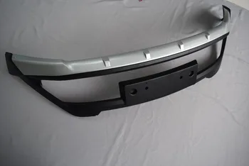 Priekiniai+ Galinio Buferio Difuzorius Buferiai Lip Protector Guard slydimo plokštė, ABS Chrome 