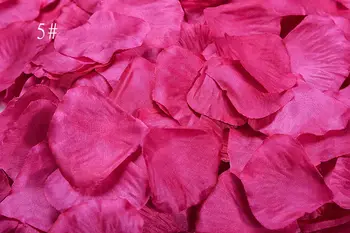 2000pcs/Daug Fuksija Šilko Rožių Žiedlapiai Dirbtinių Gėlių, Vestuvių Stalo Dekoravimui Įvykis Šalies Prekių Žiedlapių
