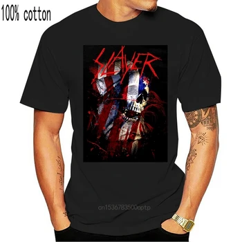 Slayer Vyrų Kraujo Vėliava T-shirt Juoda Juokinga Drabužių Atsitiktinis trumpomis Rankovėmis T Shirts Mielas, Tatuiruotė Meilužis T-Shirt Harajuku Juokinga Viršūnės