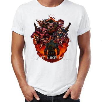 Vyriški Marškinėliai Doom Doom Vaikinas Nori, Kad Rip ir Ašarų, Žaidimų Žaidėjus Nuostabus Kūrinys Atspausdinta Tee