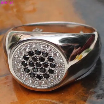 BOCAI 2020 Naujas mados 925 sterlingas sidabro žiedas micro-inkrustacijos cirkonis vyrų Tailando sidabro žiedas 2020 naujas mados 925 sidabro papuošalai