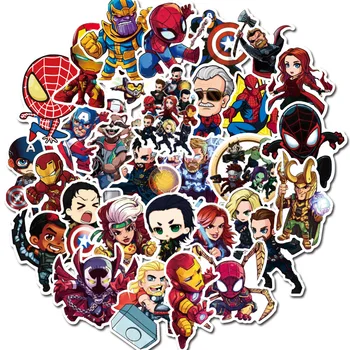 100vnt Marvel Superhero, Grafiti, Animacinių filmų Animacija Lipdukai Mobiliojo Telefono Vandens Puodelį Bagažo Vandeniui Lipdukai Klasikinis Žaislai