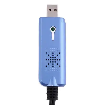 Už EasyCAP USB Video Capture Card Adapterio, TV, DVD, VHS Captura De V Deo Kortelės Audio AV Kompiuteris/CCTV Kameros EasyCAP USB DC60