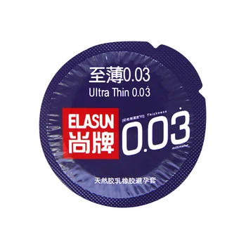 ELASUN 20 VNT. prezervatyvai vyrams Ultra plonas 0.03 mm Natūralių Latekso prezervatyvų Tepti Prezervatyvą Kontracepcija Sekso Žaislai Sekso Produktai