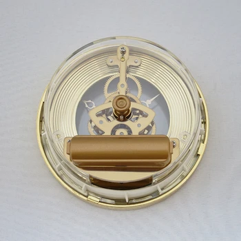 103mm/4.06 colių Dial romėnišką Žiūrėti Kvarcinis Laikrodis Įterpti Su Aukso Apdaila