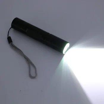 Mini Q5 LED Kišenėje Šviesos 2000Lm 5 Režimai Aukštos Kokybės Lanterna Portable LED Žibintuvėlis 18650 Taktinis Žibintų Fakelas Juoda/Sidabrinė