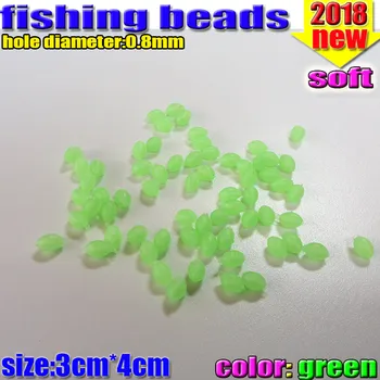 2018 fihsing plastiko šviesos žvejybos karoliukai švyti tamsoje 3cm*4cm 4cm*6cm 4color pasirinkti 500pcs/daug