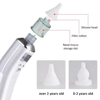 Naujausias Saugos Kūdikių Elektros Nosies Aspirator Higienos Nosies Snarglys Švaresnis Siurbimo dėl Naujagimiui Bamblys