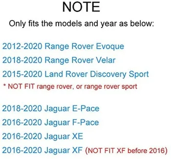 Dėl Land Rover Evoque Velar Discovery Sporto Jaguar XE XF E-Tempas F-Tempas Dujų Stabdžio Pedalo ir Dangtis Rinkinys