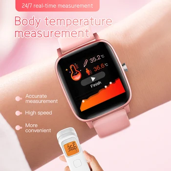 KARUNO Smart Watch Vyrų, Moterų Sporto IP67 atsparus Vandeniui Laikrodis Širdies ritmas, Kraujo Spaudimo Monitorius Smartwatch 