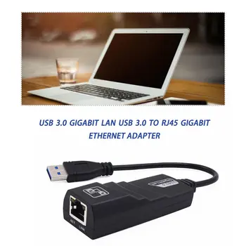 Usb Ethernet Adapter Netwerkkaart Usb 3.0 Naar RJ45 Lan, Gigabit ethernet Interneto Voor Kompiuterio Voor 