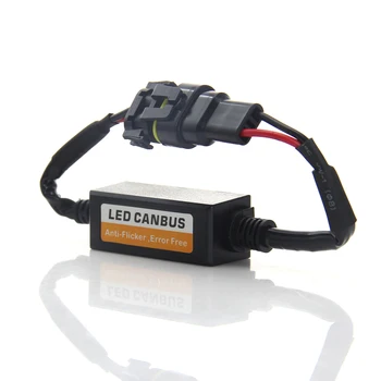 H7 LED Žibintų Dekoderis GALI, AUTOBUSŲ EMS Įspėjimo Canceller Kondensatorius Anti-mirgėjimo Rezistorius panaudoti Canbus Klaidų, Plug & Play