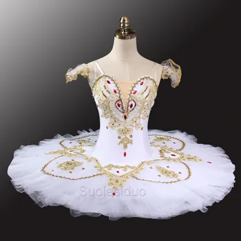 Balto Aukso Klasikinio Baleto Mdc Profesionali Kostiumų Tutu Suaugusiųjų Konkurencijos Baleto Tutus Kostiumai SD0036
