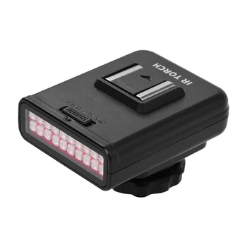 ORDRO LN-3 Studija IR LED Šviesos USB Įkrovimo Infraraudonųjų spindulių Naktinio Matymo Infraraudonųjų spindulių Šviestuvas, skirtas DSLR Fotoaparatas Fotografijos Apšvietimas