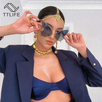TTLIFE Negabaritinių Akiniai nuo saulės Drugelis Wome Taškus Prekės Dizaineris Saulės Akiniai Moterų UV400 Gafas De Sol Vintage Akiniai