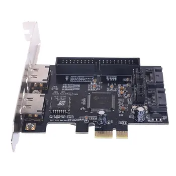 PCI Į SATA Controller PCI Ide, PCI-E Su 2sata IDE Jmb363 Diskų Masyvas Kortelės Express Plėtimosi Kortelės Adapteris