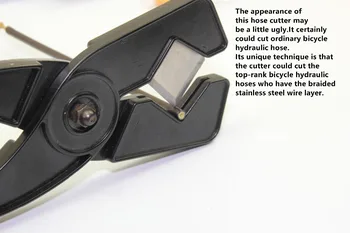 Universalus dviratis hidrauliniai nerūdijančio plieno wraped žarnos, pjoviklis