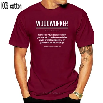 Topai Marškinėliai Vyrams juokinga woodworker apibrėžimas medienos apdirbimo reiškia, Kawaii Užrašai Trumpas Vyrų Marškinėlius