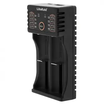 Liitokala Lii-202 2 Slots Smart USB Kroviklis AA AAA 26650 18650 18490 18350 17670 17500 17355 Ni-MH / Ličio Baterija
