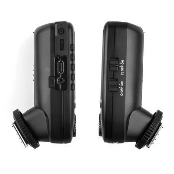 Godox XPro-C + 4x XTR-16 Imtuvas Flash Trigger Siųstuvas su E-TTL II 2.4 G Bevielio X Sistemos HSS LCD Ekrano Canon DSLR