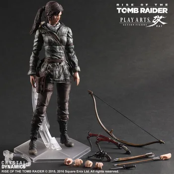 Tomb Raider PVC Veiksmų Skaičius, Žaislai, Lara Berniukas žaislas Anime Pav Laura Kolekcionavimas Croft Tomb Raider Žaisti Menas