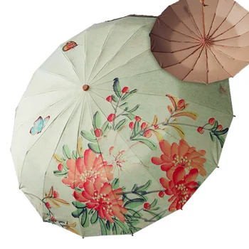 Skėtis triple sulankstomas skėtis sunmmer skėtis uv skėčiai moterų skėtis spalvinga skėčiai vaivorykštė skėčiai