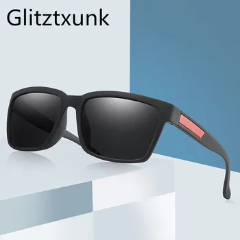 Glitztxunk Poliarizuoti Akiniai nuo saulės Vyrams Aikštėje Prekės Dizaineris Derliaus Lauko Vairavimo Saulės Akiniai Vyrų Akiniai Šešėlis темные очки